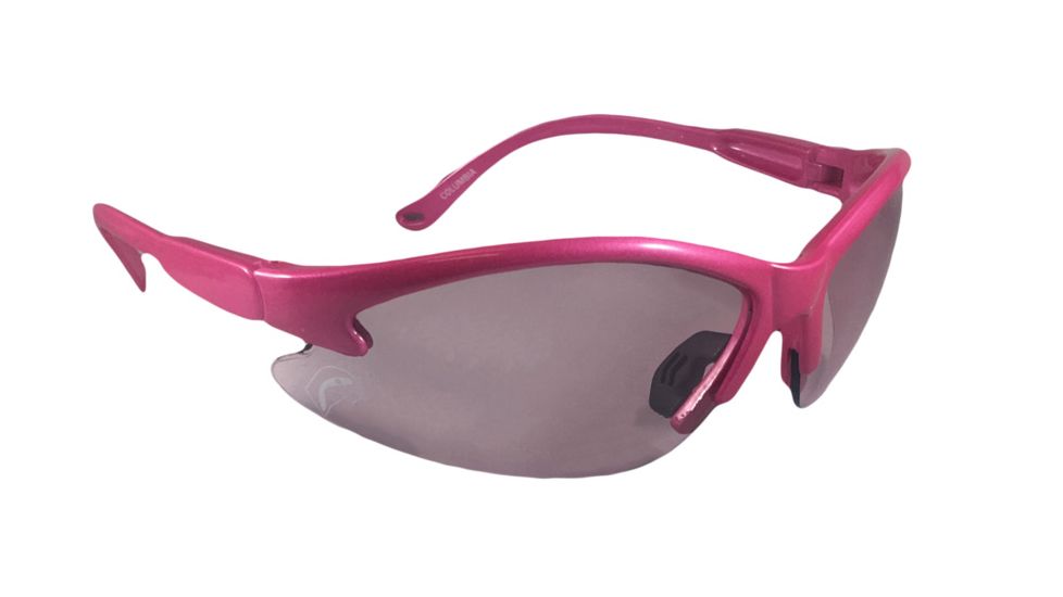 SSP Eyewear Bullchukar Sportsman Hunting Glasses, Hot Pink Frame, Rose Anti-Fog Lens 011711955510