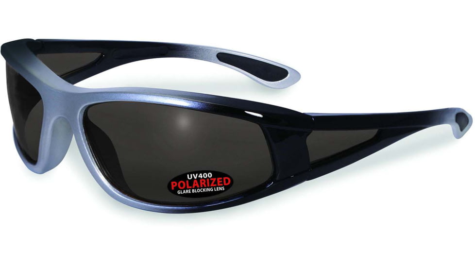 SSP Eyewear Puyallup Polarized Sunglasses, Silver Frame, Gray Lens, PUYALLUP SLV GRY