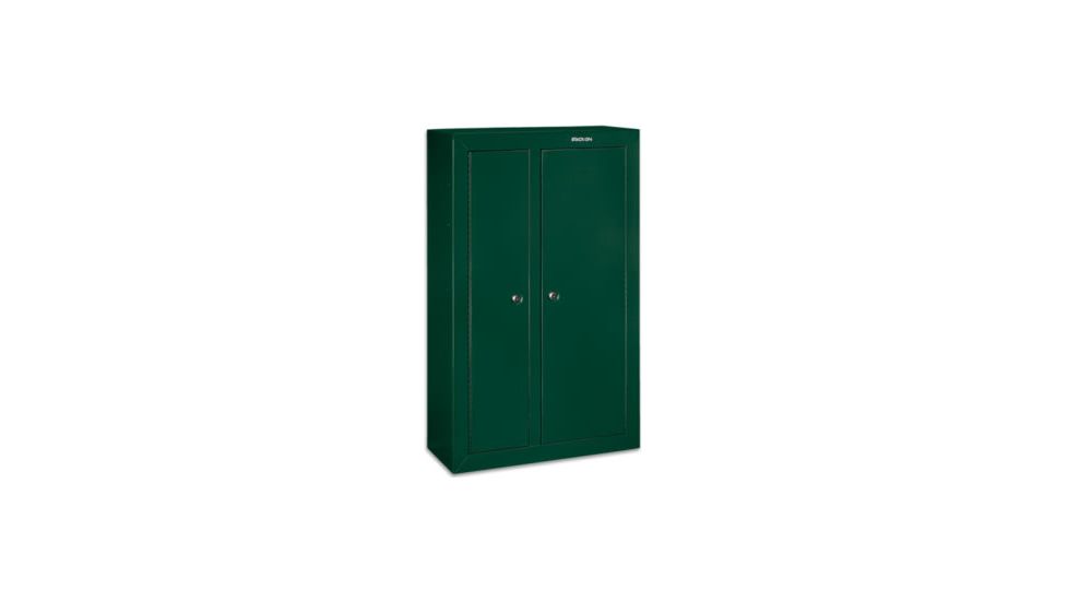 Stack-On 10 Gun Double Door Security Cabinet - Hunter Green, Medium GCDG-924-DS