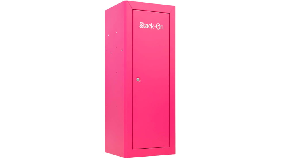 Stack-On 18 Gun Welded-Steel Security Cabinet with Beveled Edge, Pink, Medium, GCP-1918-DX
