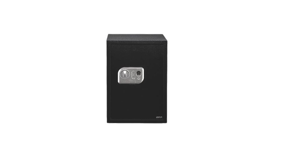 Stack-On Ex-Large Personal Safe with Biometric Lock, 2 Shelves, Black, Medium PS-20-B-12-DS