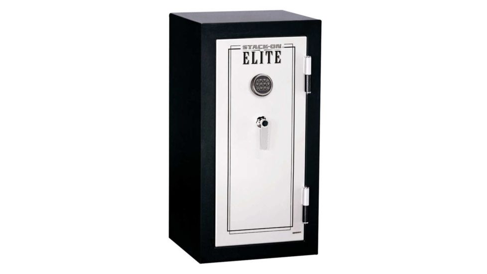 Stack-On Jr. Executive Safe with Electronic Lock, Black/Silver STKE040SBE