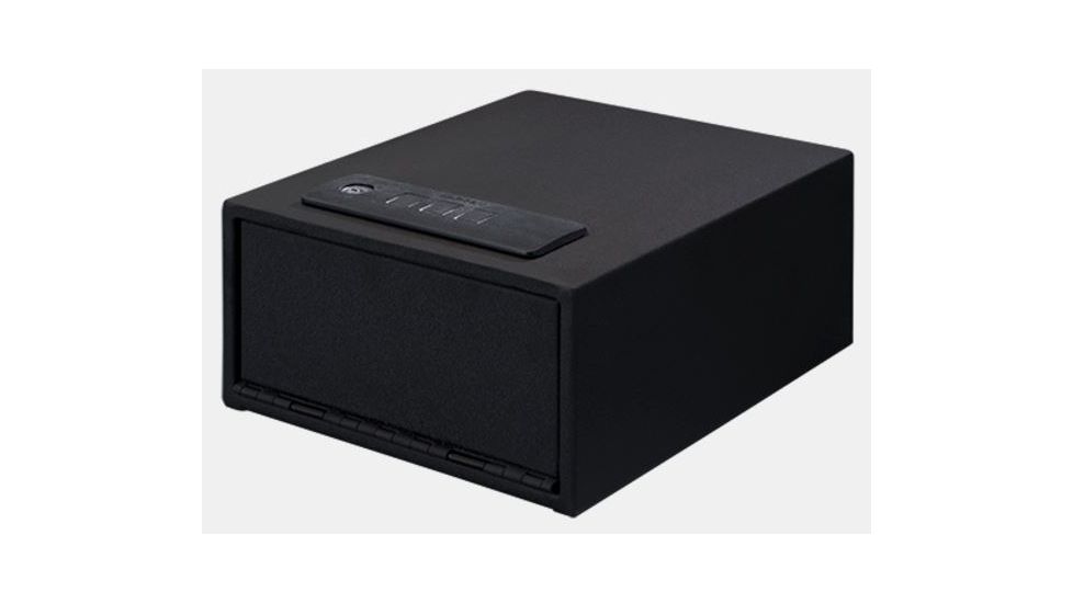 Stack-On Quick Access Personal Safe w/Electronic Lock,10x12.15x5.35in,Matte Black QAS-1545