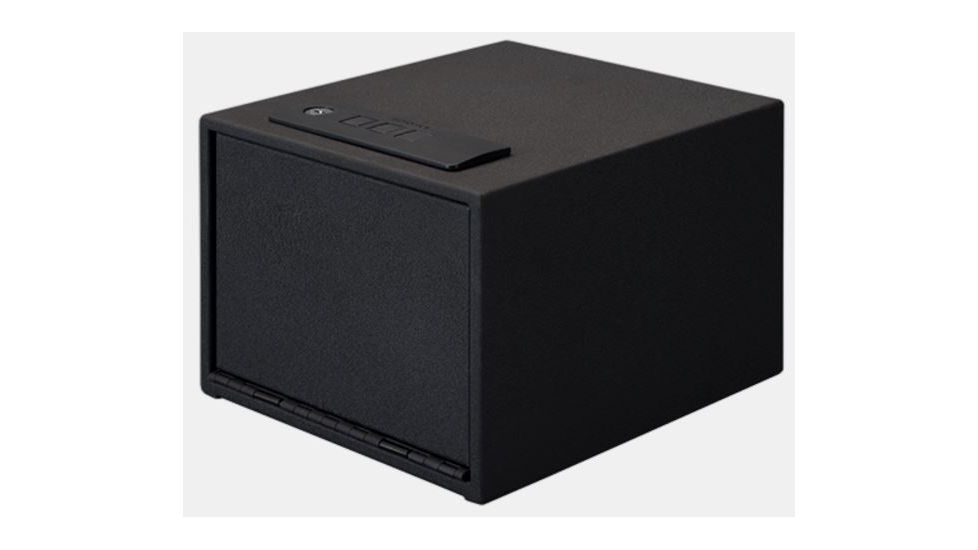 Stack-On Quick Access Safe w/Electronic Lock and Shelf,10x12.15x8.0in,Matte Black QAS-1512