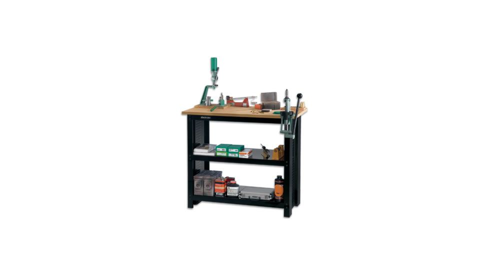 Stack-On RTA Steel Reloading Bench, Black, Medium WB-382