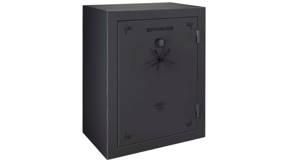 Stack-On Sovereign 60 - Gun Elec Lock, Textured, Black, oversized, S-60-DGP-E-S