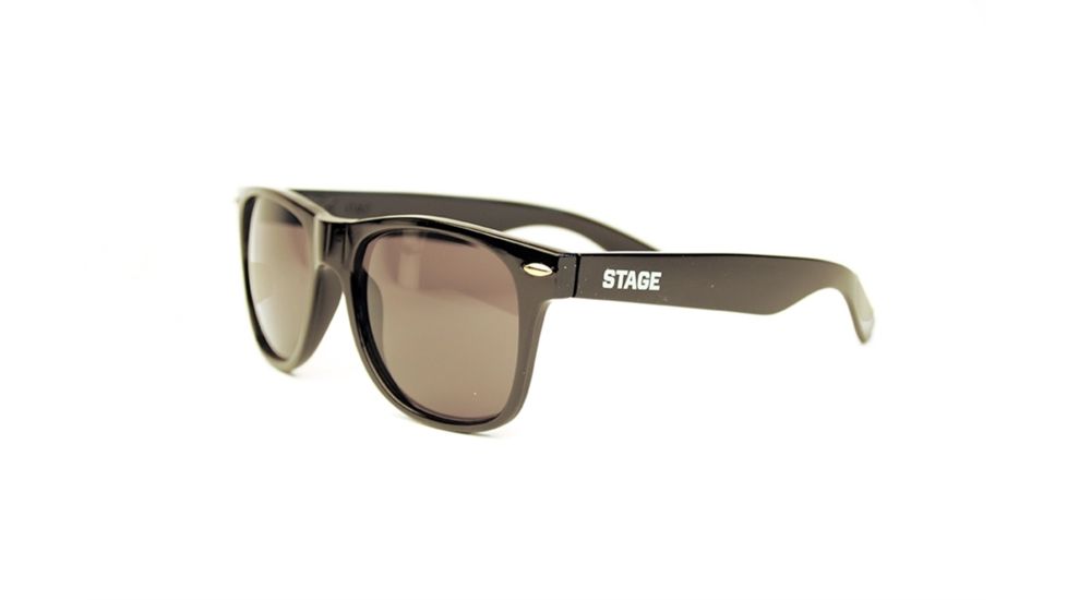 Stage Rebel Sunglasses Black Frame, Smoke Lens STG8001B