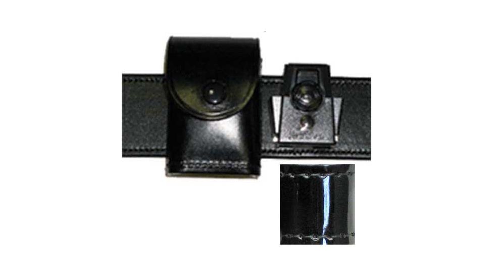 Stallion Leather Single Taser Cartridge Holder, Hi Gloss - ATH-3-B2