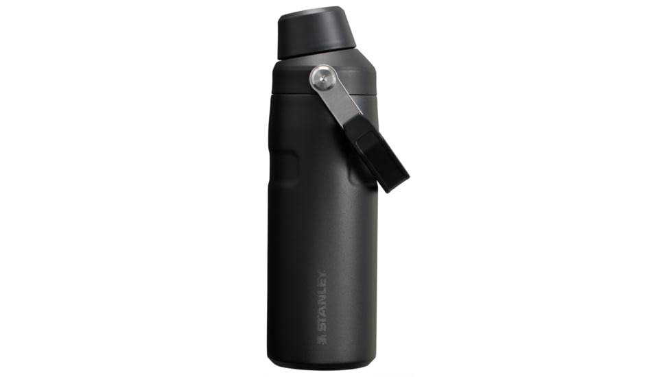 Stanley The IceFlow Fast Flow 16 oz Bottle with Fast Flow Lid, Black 2.0, 16 oz / 0.47 L, 10-11286-038