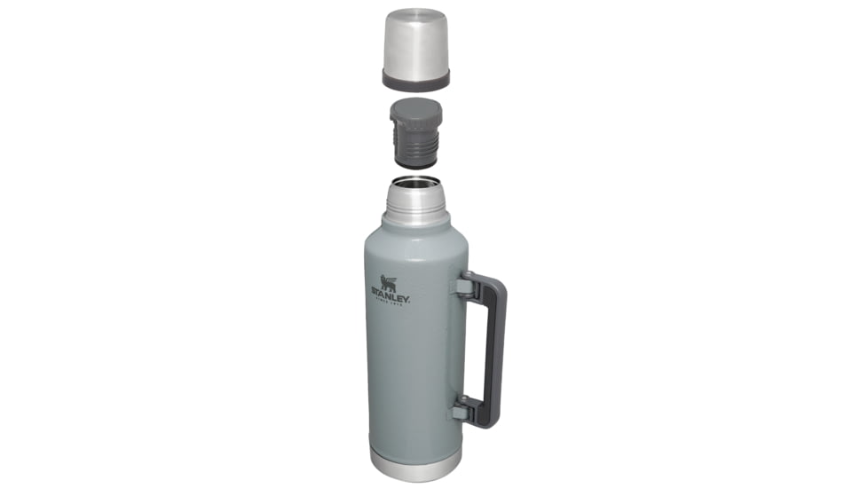 Stanley The Legendary Classic Bottle - 2.5qt, Hammertone Silver, 2.5 QT/2.3 L, 10-11349-002