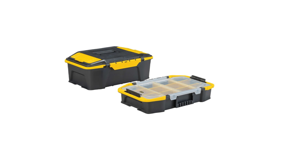 Stanley Tools Click N Connect 2-in-1 Tool Box, Black/Yellow, STST19900