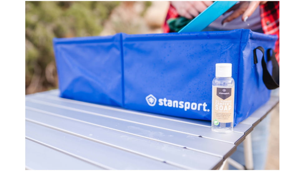 Stansport All Purpose Campers Soap, Clear, 1.57L x 1.57W x 4.9H, 355-100