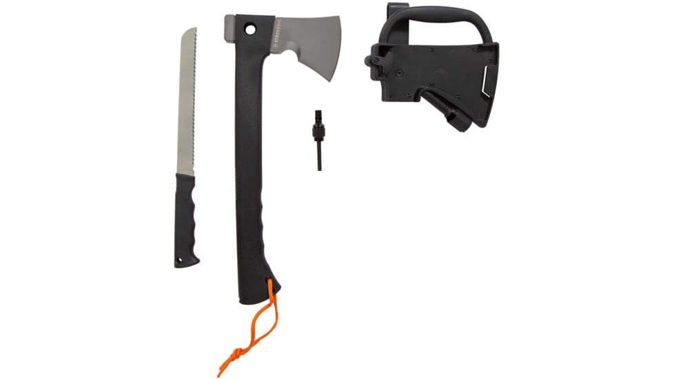 Stansport Camping Axe &amp; Saw Multitool, Black, 14L x 5.5W x 1H, P-40