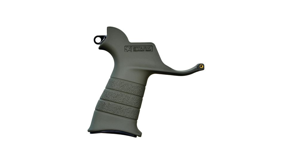 Stark SE-2 AR-15 Pistol Grip With CR123 Battery Storage And Sling Hook Mount OD Green