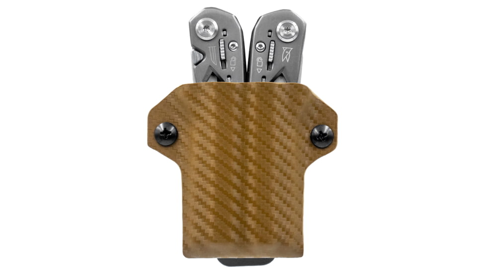 StatGear Kydex Sheath for Gerber Suspension, Carbon Fiber Brown, GSUSP-CF-BRN
