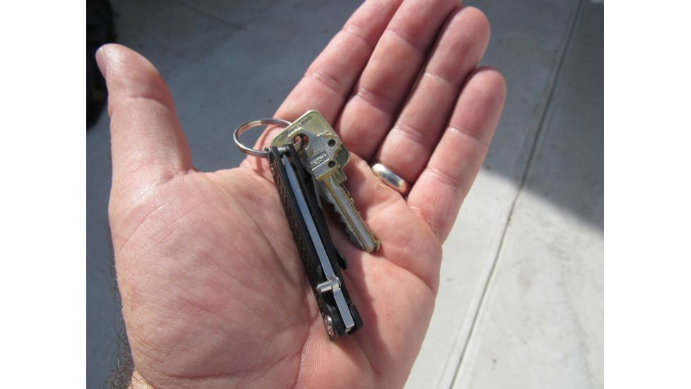 StatGear Pocket Samurai, Titanium Keychain Folding Knife, Black PKT-BLK