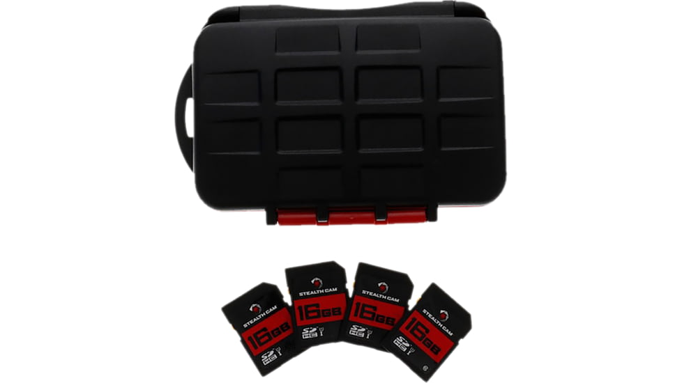 STEAL STC-MCSC-16GB4PK 16GB SD 4PK W/STORAGE CASE STCMCSC16GB4PK