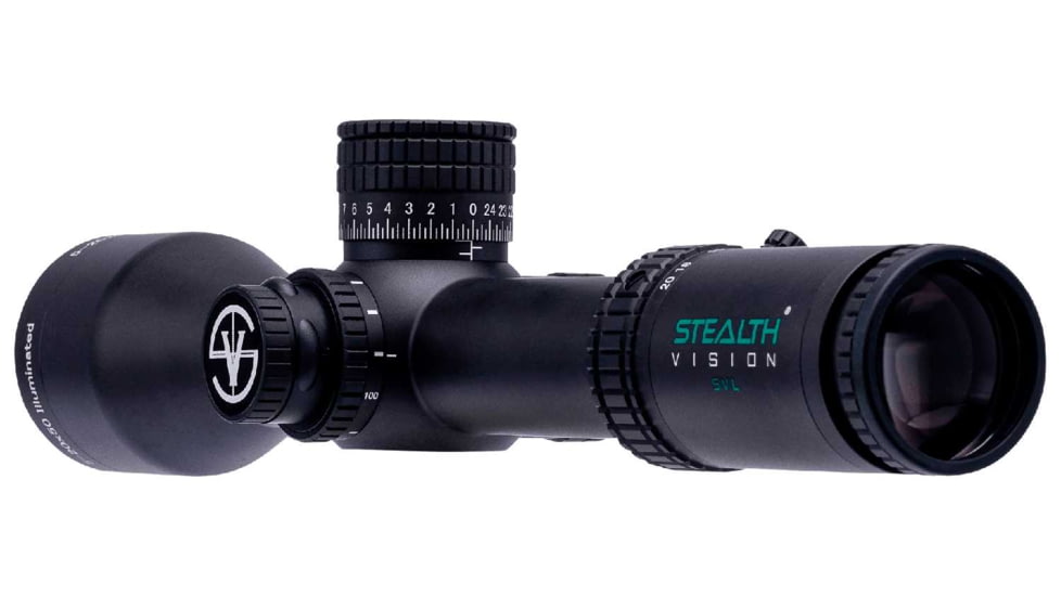Stealth Vision Long - Range SVL 5-20 X 50 Rifle Scope, 34mm Tube, First Focal Plane, Black, SV-SVL