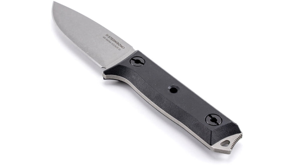 Steambow K2 3.94in Fixed Blade Knife, Polymer, Silver/Black, 0000756