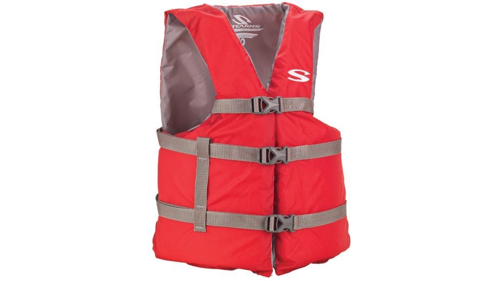 Stearns Classic Series Life Vest, Red, Universal, CM1011410007-6