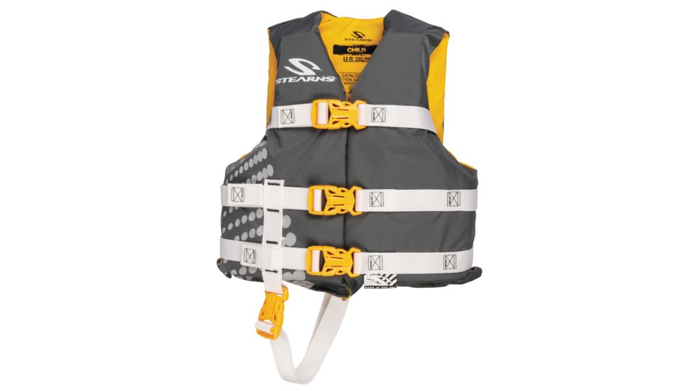 Stearns PFD 3004 Child Classic Series Nylon Life Vest, Gold 187830