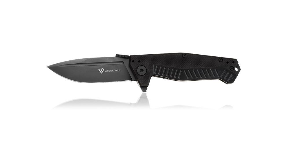 Steel Will Bruiser Folding Knife, Black 500