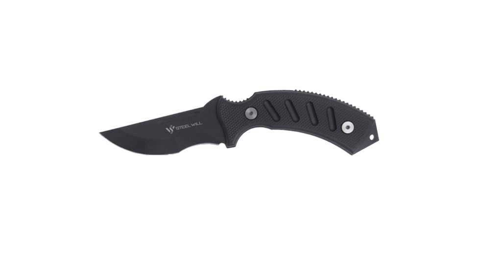 Steel Will Censor Fixed Blade Knife, 7.68 in OAL, Black / Black 1322