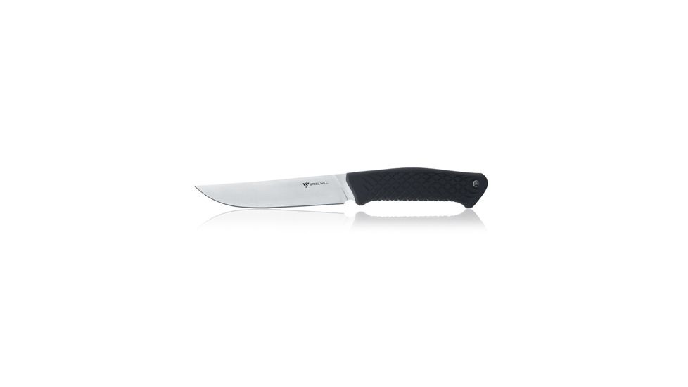 Steel Will Druid 270 Fixed Blade Knife, 6.10in, 9Cr18MoV Steel, TPE, Black, 270