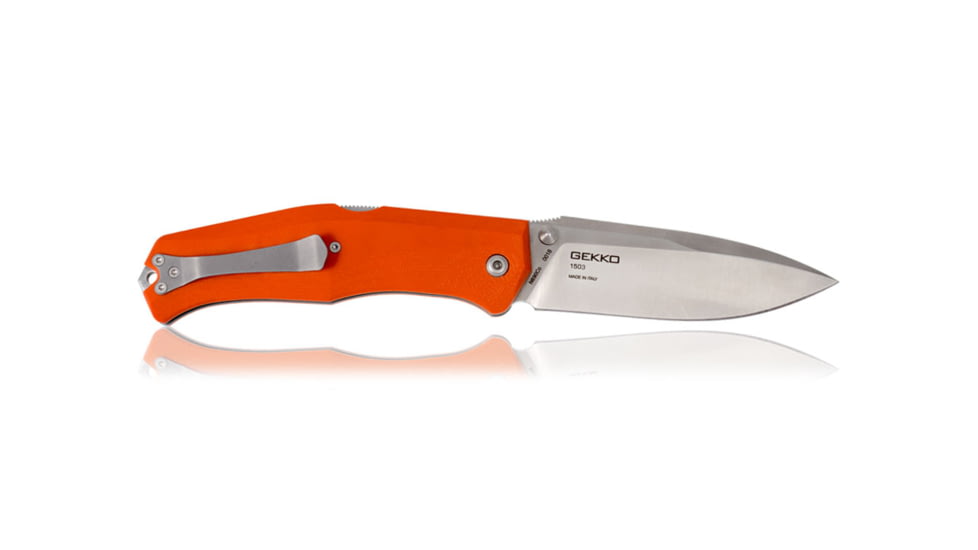 Steel Will Gekko Folding Blade Knife 8.98 in OAL, Orange 1503