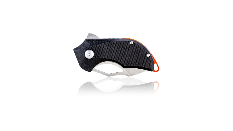 Steel Will Kobold Folding Knife, 1.75in, D2, Drop Point, Satin Blade, G10 Anodized Handle, Black, SWF66-16