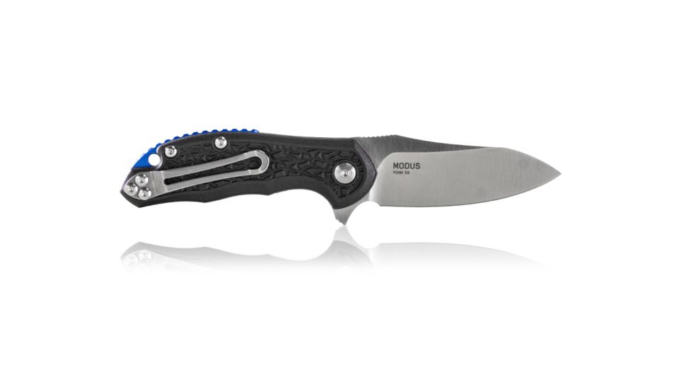 Steel Will Modus Folding Knife, 2.75 inch, D2 Steel, Clip Point, Black, FRN Handle, Stainless Steel F25M-11