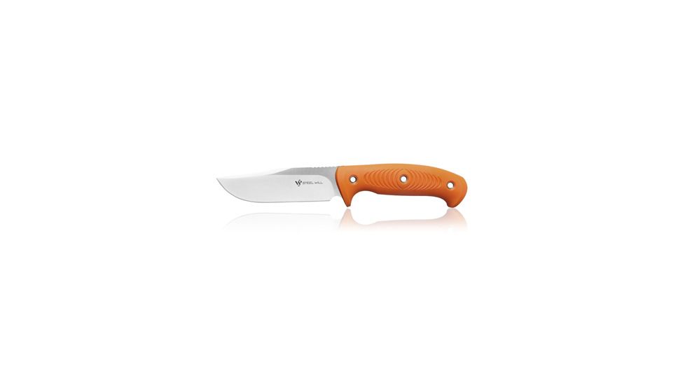 Steel Will Roamer R315 Fixed Blade Knife, 4.5in, 9Cr18MoV Steel, TPE, Orange, R315-1OR