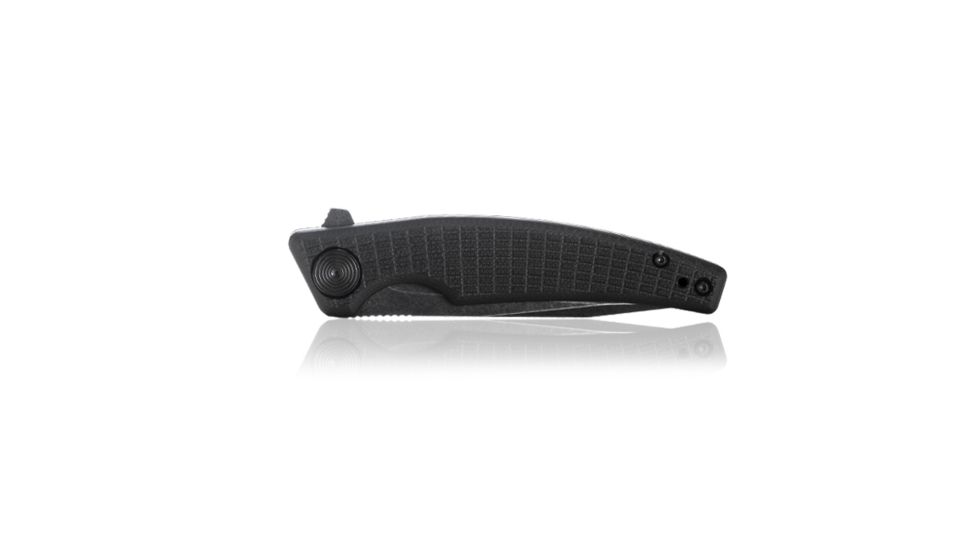 Steel Will Shaula F61-08 Folding Knife, 3.4in, D2 Steel, Black Blade, Black, G10 Handle, F61-08