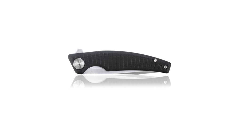 Steel Will Shaula F61-10 Folding Knife, 3.4in, D2 Steel, Stainless Steel Blade, Black, G10 Handle, F61-10