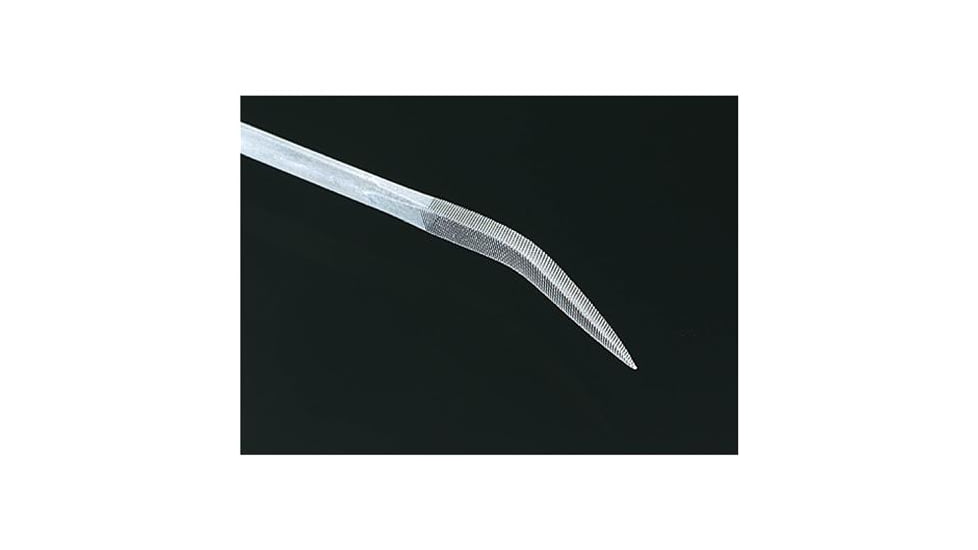 Steelex 5 Pc. Extra-Fine Curved Needle Nose File Set, 5 Different Profiles, 7/32 in. Shank, Large, 7 in. Long D2867