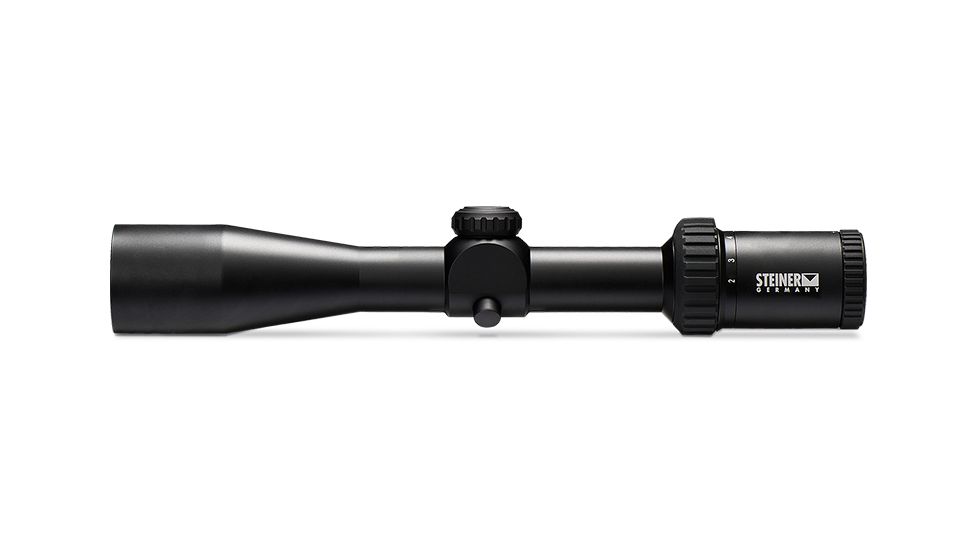 Steiner GS3 Rifle Scope, 2-10 x, 42 mm, 30 mm, Second Focal Plane (SFP), Plex S1, Matte, Black, 5004
