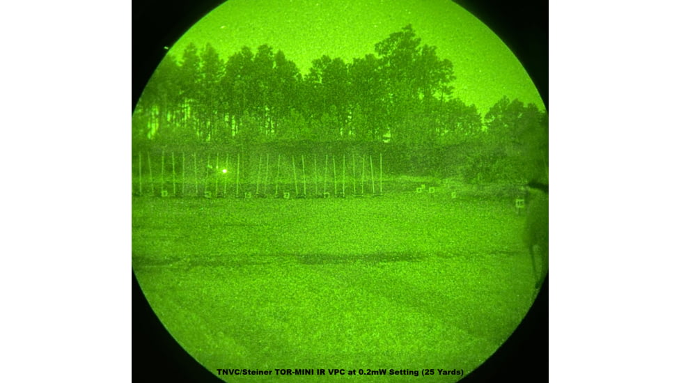 Steiner TOR MINI-IR Variable Power CLASS 1 Eye Safe Infrared Aiming Laser Pointer, 0.1-0.7mW, Black, 7009
