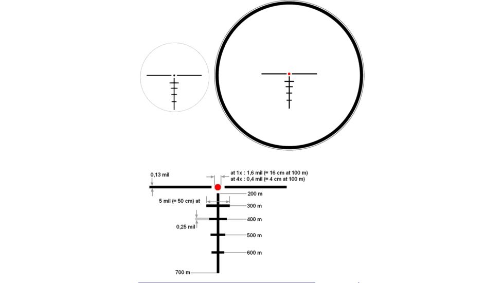 Steiner Illuminated Rapid Dot 5.56 Reticle
