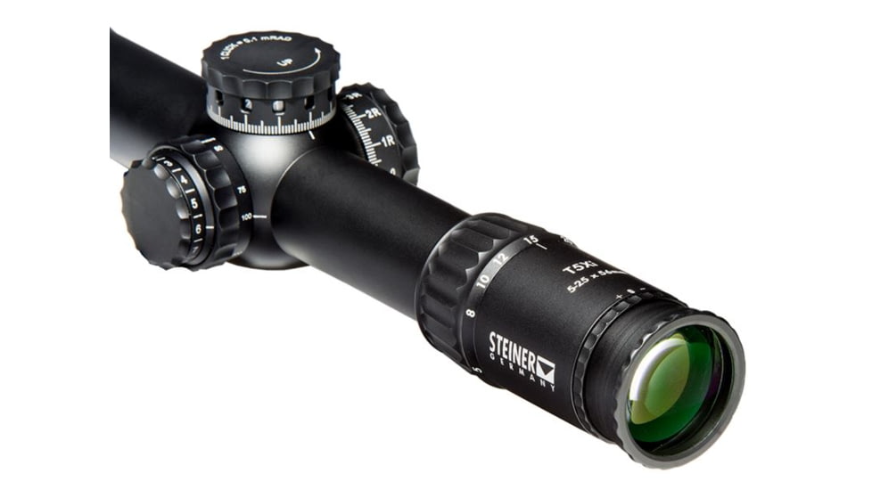 DEMO, Steiner T5Xi 3-15x50 mm Rifle Scope, 34 mm Tube, First Focal Plane, Black, Matte, Red Horus H59 Reticle, MOA Adjustment, 5115-DEMO
