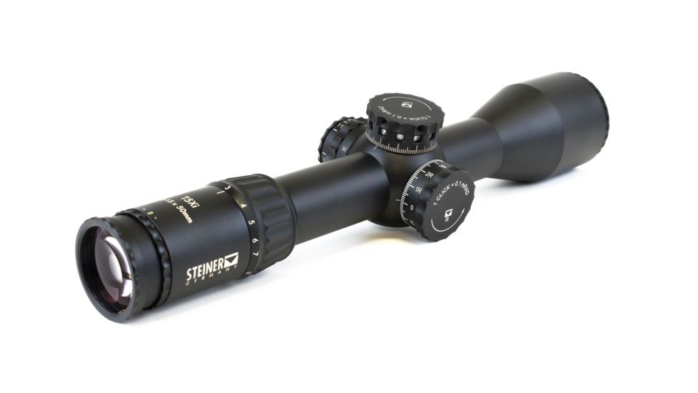 Steiner T5Xi Rifle Scope, 3-15x50mm, 34mm Tube, First Focal Plane, SCR Reticle, Matte, Black, 5112