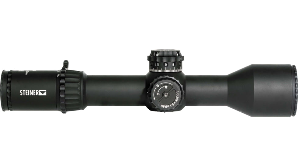 Steiner T6Xi 2.5-15x50mm Rifle Scope, 34mm Tube, First Focal Plane, Black, SCR Mil, Mil Rad, 5116
