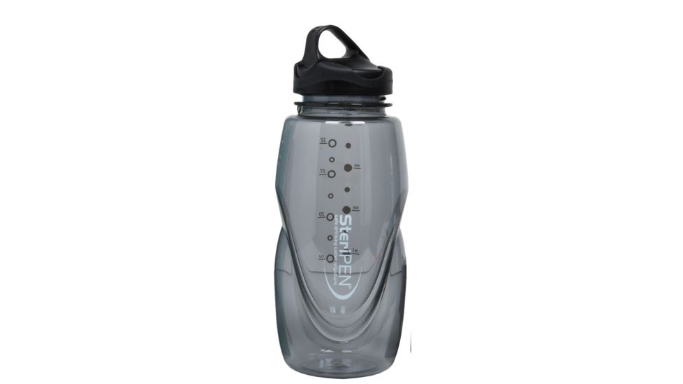 SteriPEN 1L Tritan Water Bottle-Dark Grey