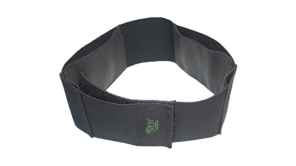 Sticky Holsters Sticky Belly Band Holster, Plush Elastic, Ambidextrous, Black, Medium, SBBMed2844