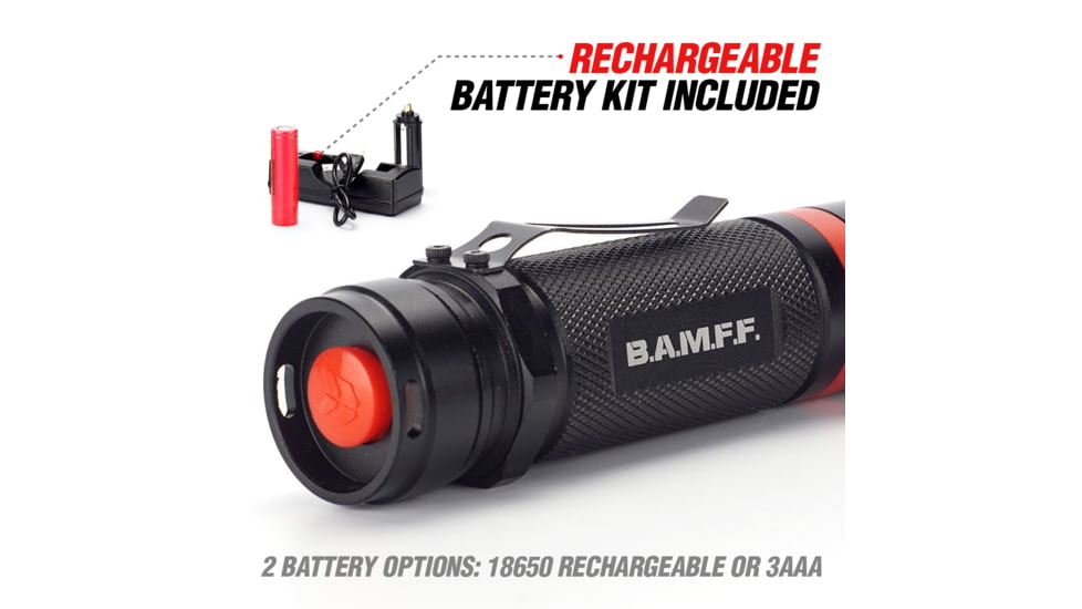 STKR Concepts Bamff 6.0 600 Lumens Dual Cree Led Flshlght W/flood