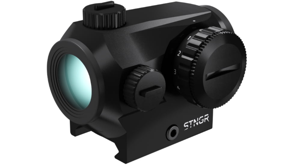 STNGR Axiom II Red Dot Sight, 2 MOA Red Dot Reticle w/ QD Mount Bundle, Black, UI-BNH0-JFHR