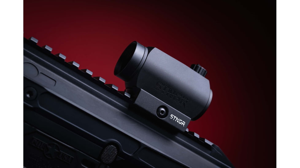 STNGR Axiom II Red Dot Sight, 2 MOA Red Dot Reticle w/ QD Mount Bundle, Black, UI-BNH0-JFHR