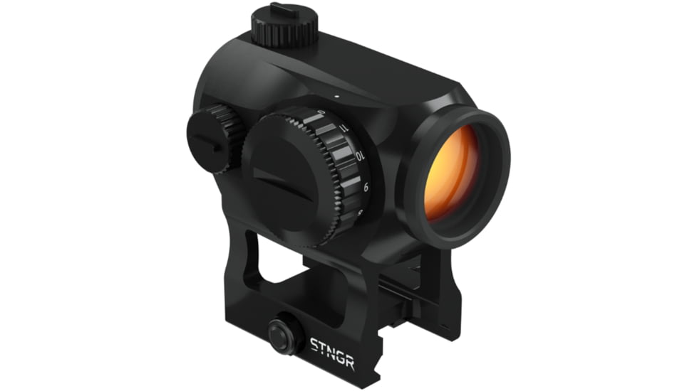 STNGR Axiom II Red Dot Sight, 2 MOA Red Dot Reticle w/ QD Mount Bundle, Black, UI-BNH0-JFHR