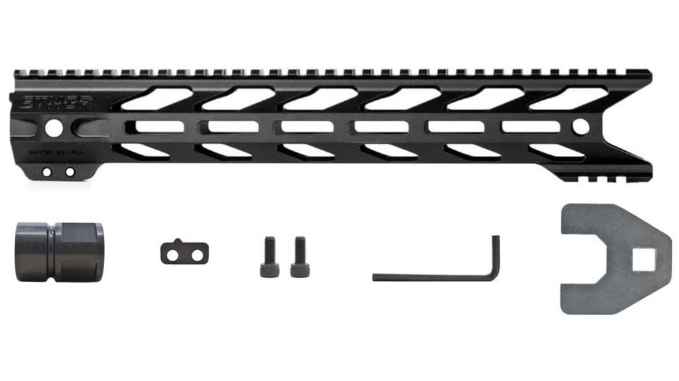 STNGR HWK M-Lok Free Float Handguard for AR15/M4, Anodized Black, 13.5 in, 13HM