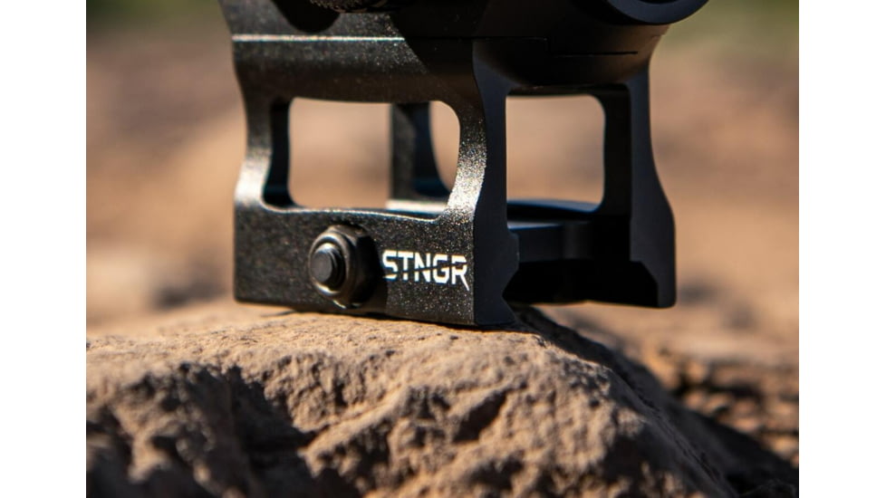 STNGR Quick Detach T1/T2 Lower 1/3 Co-Witness Mount, Black, QDRDMount