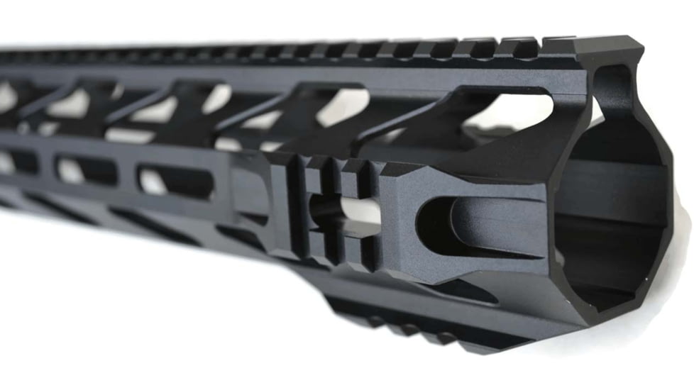 STNGR RPTR M-Lok Free Float Handguard for AR15/M4, Anodized Black, 10 in, 10RM
